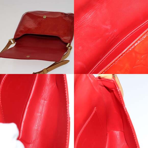 LOUIS VUITTON Monogram Vernis Thompson Street Bag Red M91094 - Picture 11 of 12
